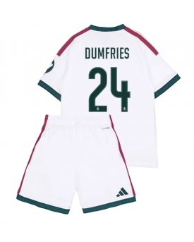 Billige Fotballdrakt Real Madrid Denzel Dumfries #24 Replika Hjemmedraktsett Barn 2026-27 Kortermet (med bukser)